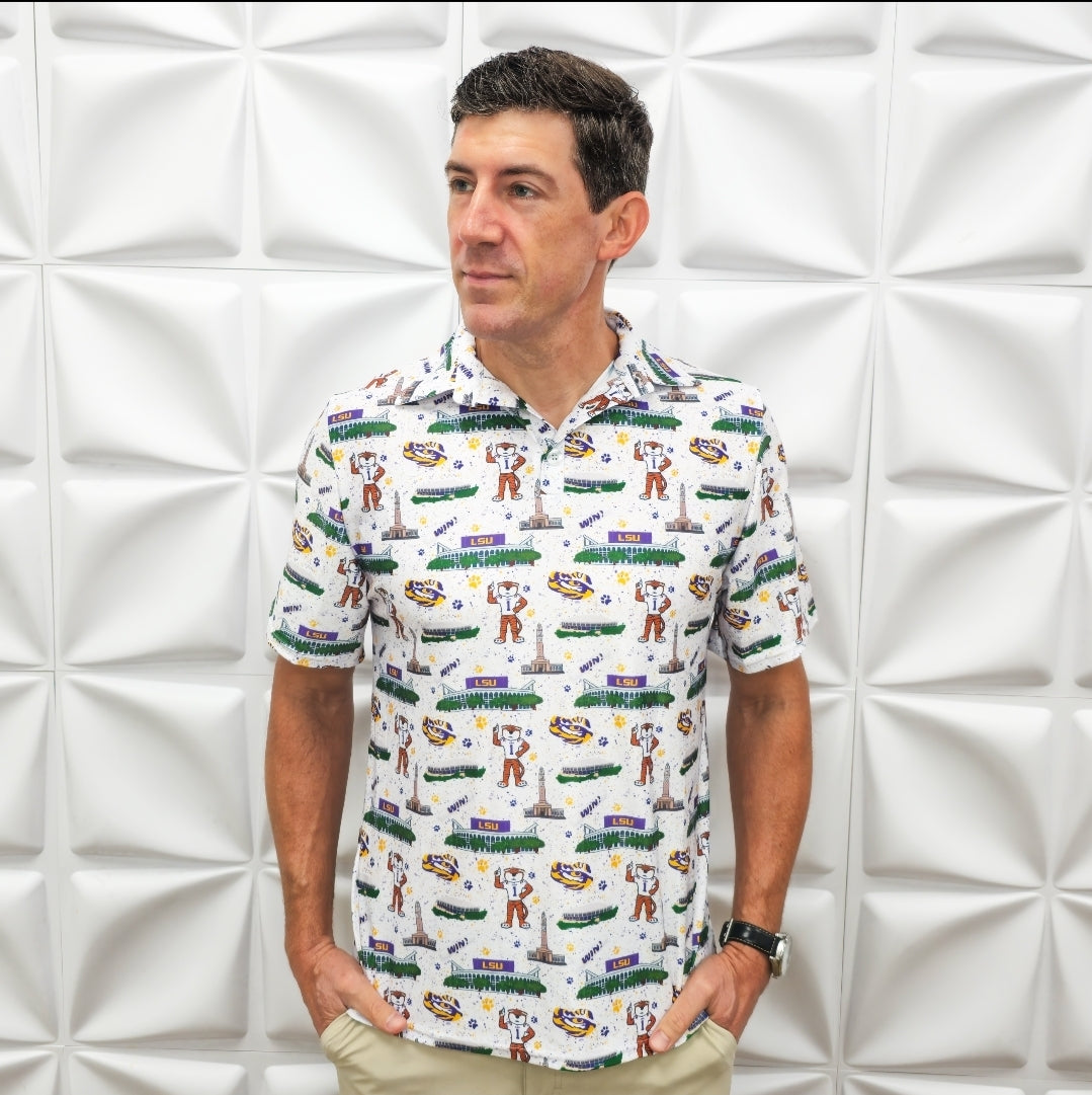 LSU LOUISIANA State University, Tiger Stadium men’s shirt