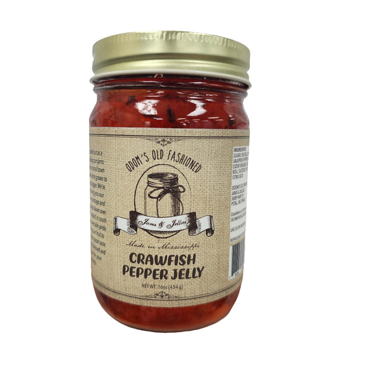 crawfish pepper jelly mississippi odom's old fashioned