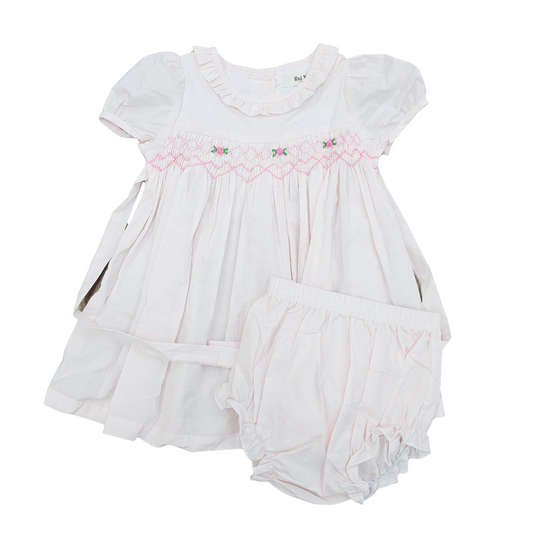 Pastel Pink Smocked Set