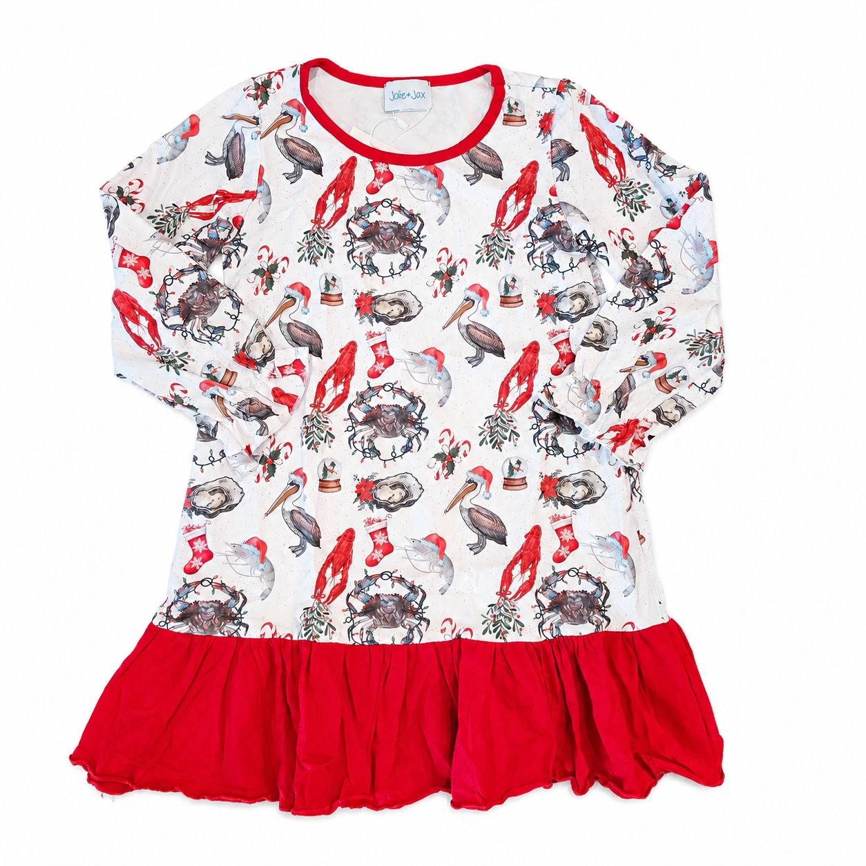 Coastal Christmas Lounge Dress