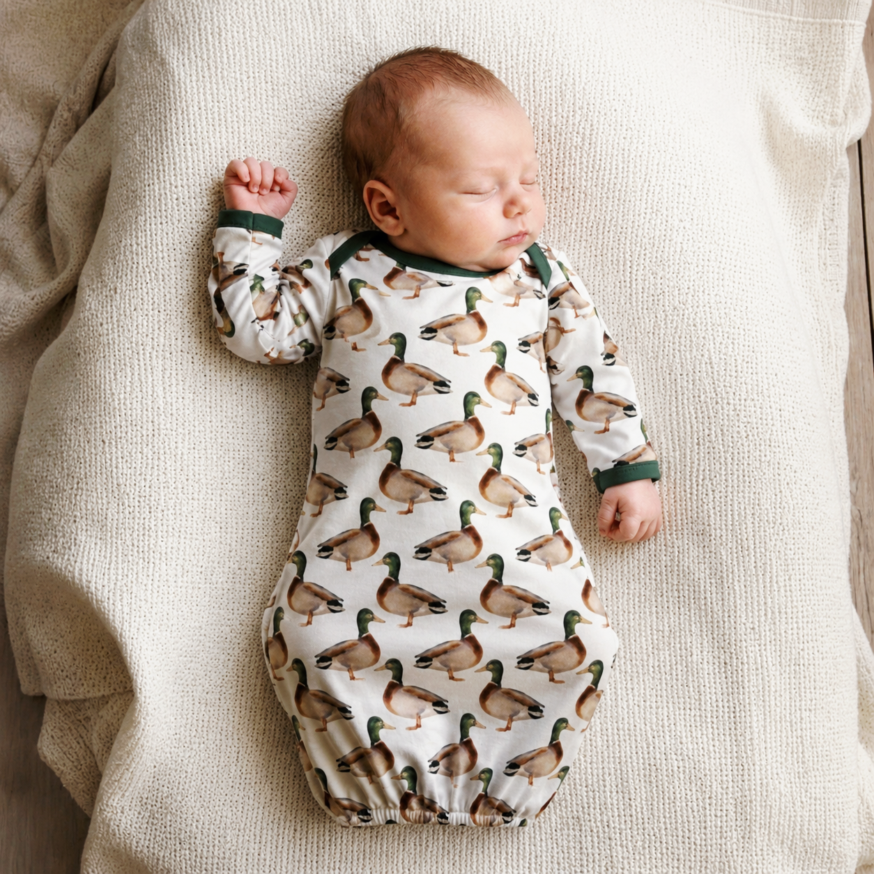 Duck Bamboo Baby Gown