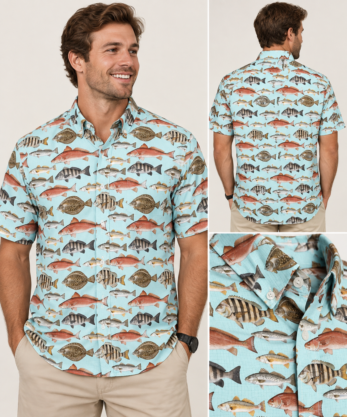 Preorder- Fish button down