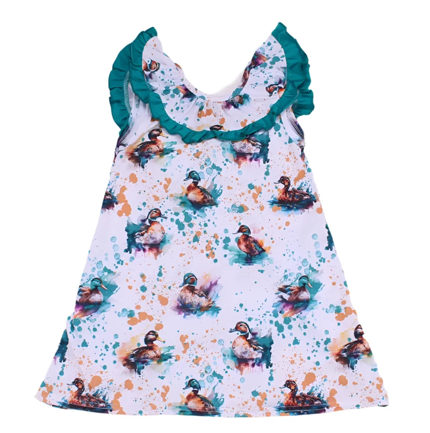 Duck Splatter Dress JJ