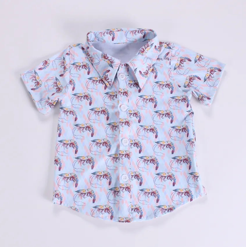 Diamond Shrimp Mens shirt