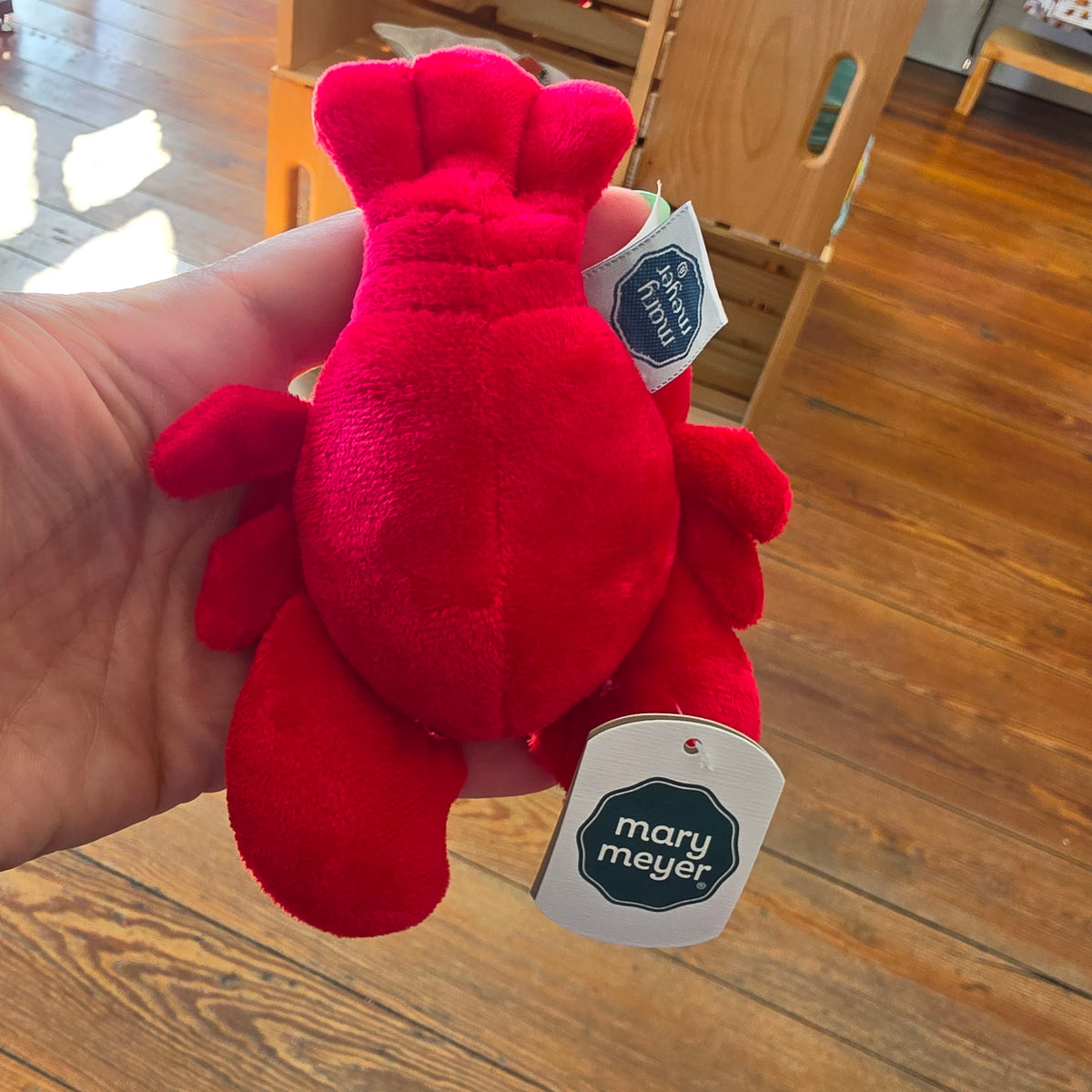 Crawfish Plush Rattle Teether | Mary Meyer Lobby Lobster