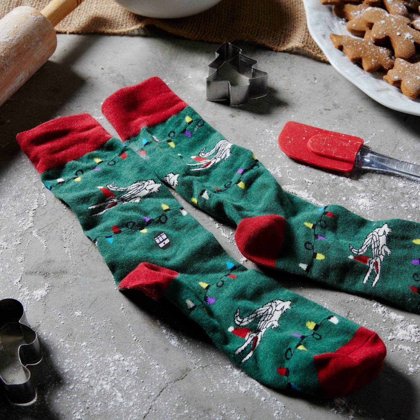 Xmas Gator Socks