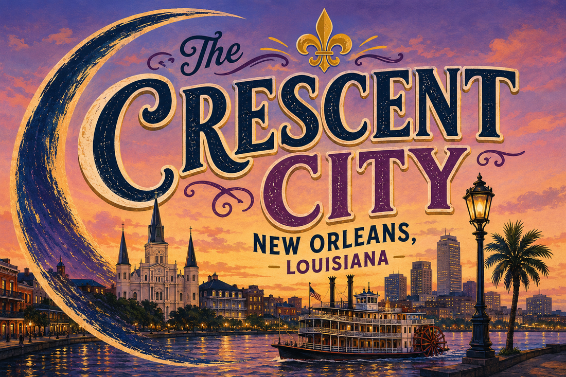 Why is New Orleans called the Crescent City?