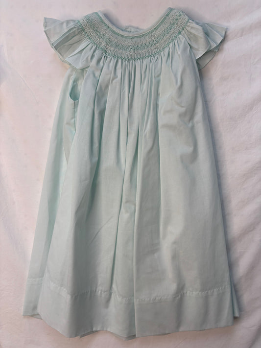 Mint Green Smocked Dress