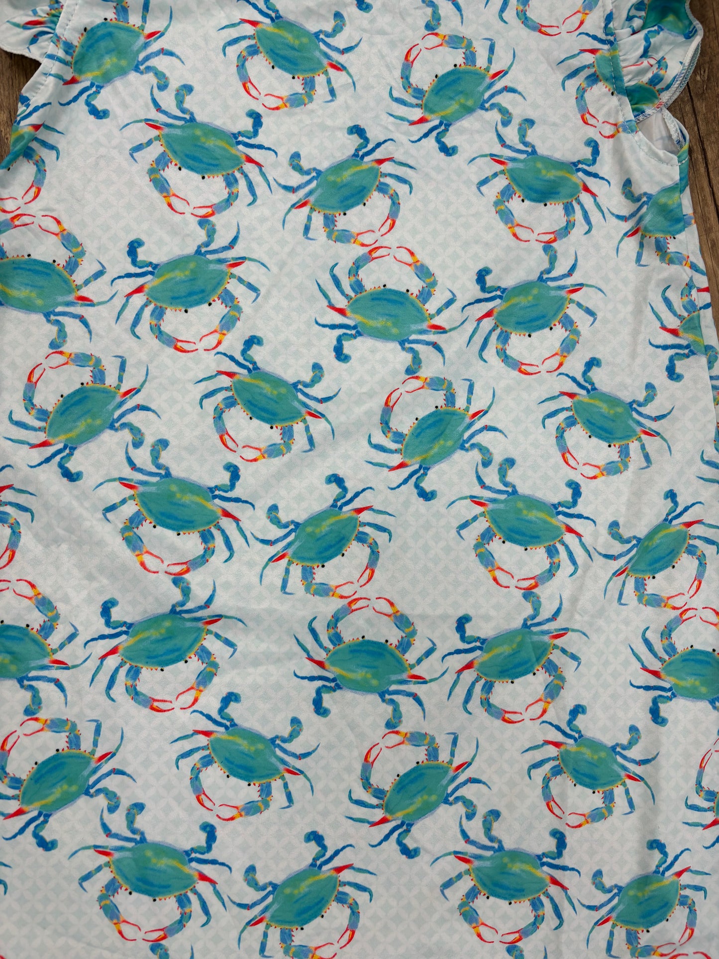 Aqua Crab Girls Dress