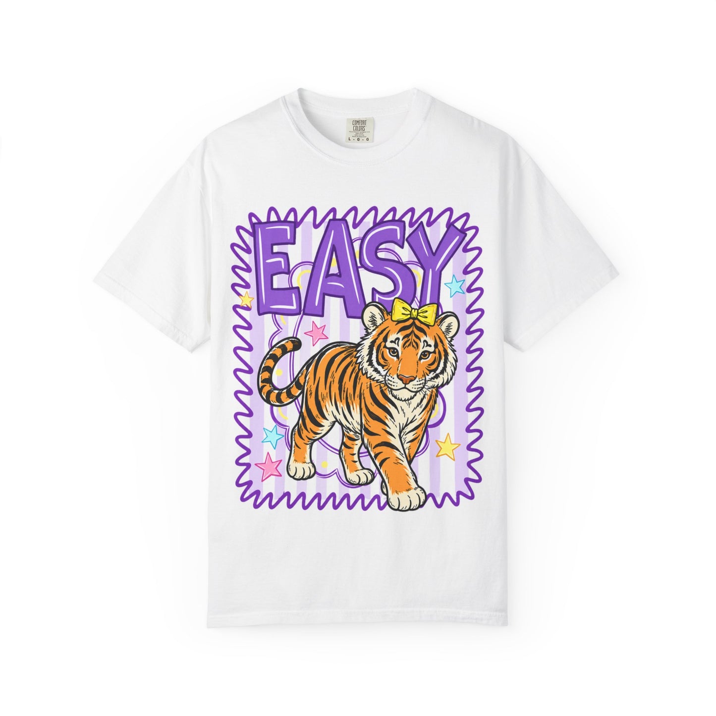 Easy Tiger T‑Shirt — Cute Retro Tiger Graphic Tee
