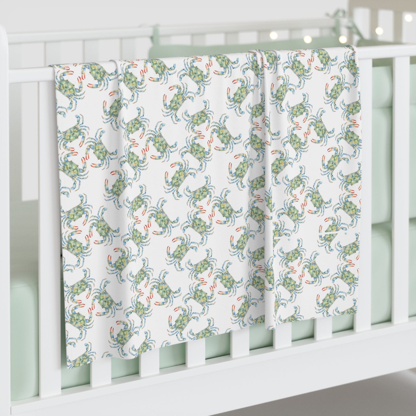 Floral Dino Baby Swaddle Blanket — Soft Garden Dinosaur Newborn Wrap