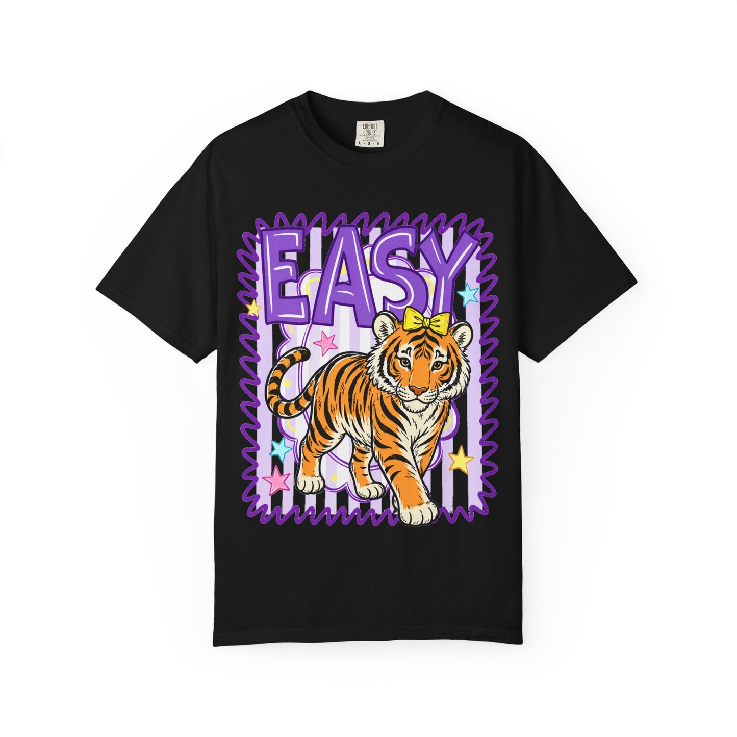 Easy Tiger T‑Shirt — Cute Retro Tiger Graphic Tee
