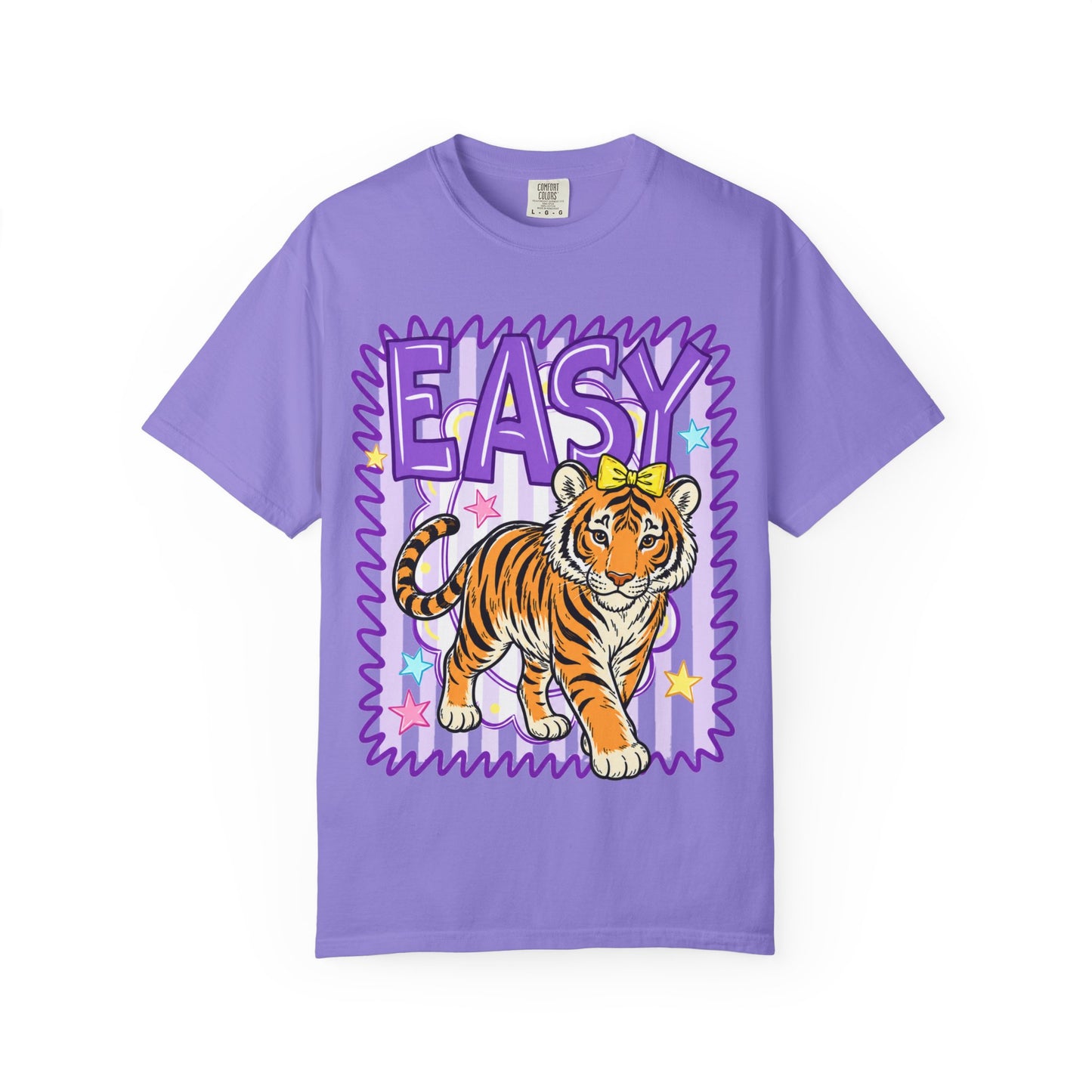 Easy Tiger T‑Shirt — Cute Retro Tiger Graphic Tee