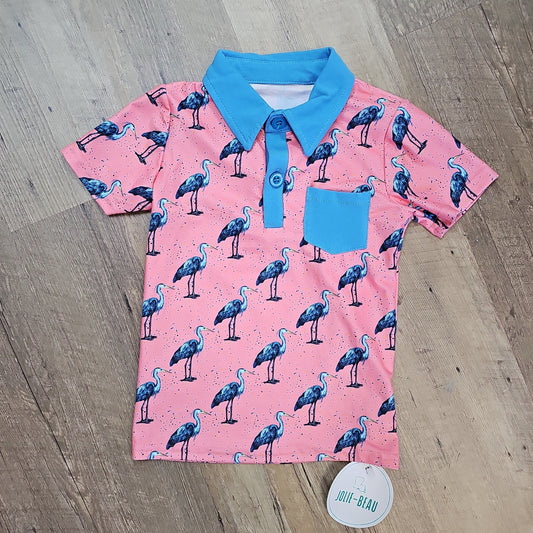 Blue Heron Kid's Polo Shirt