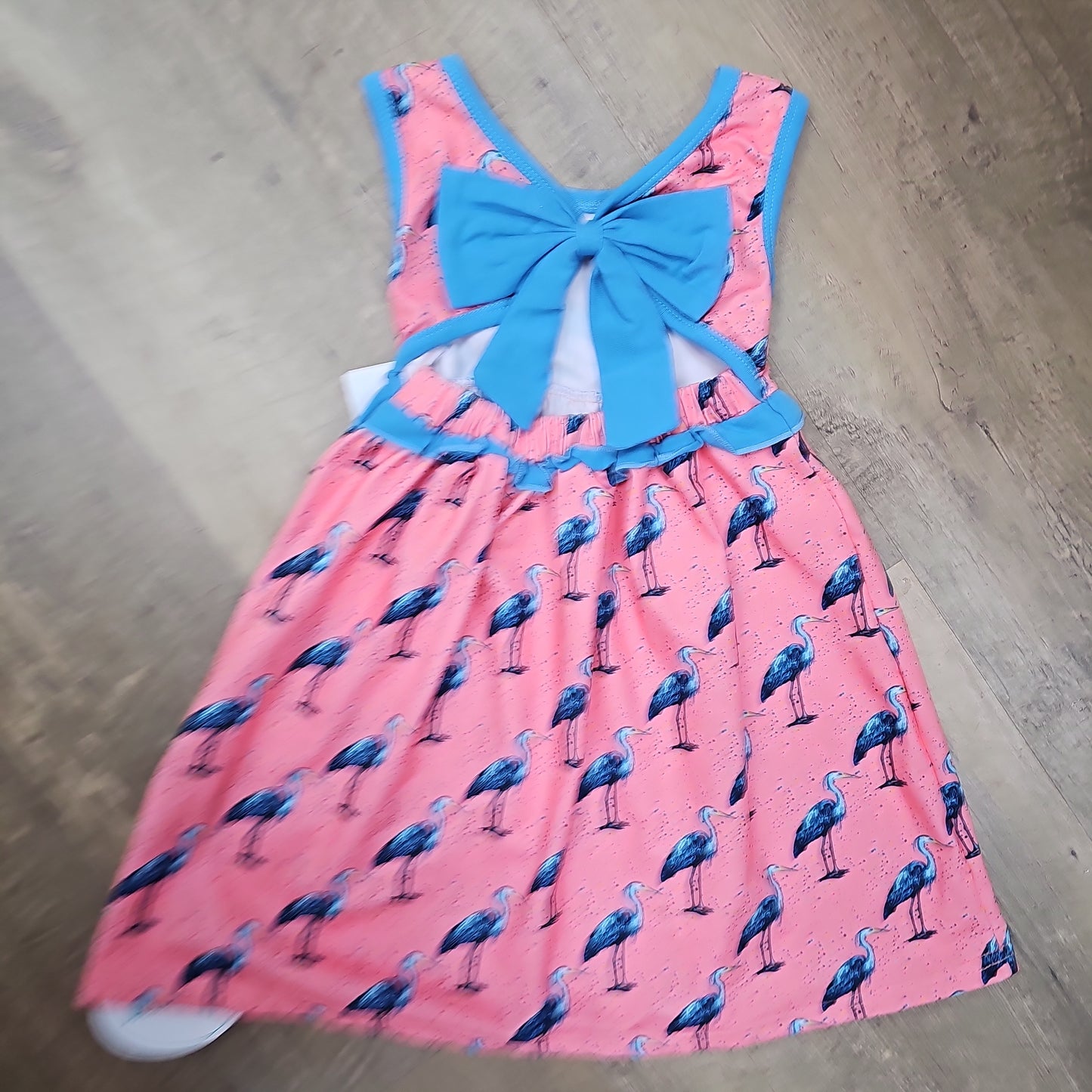 Blue Heron Girl's Dress