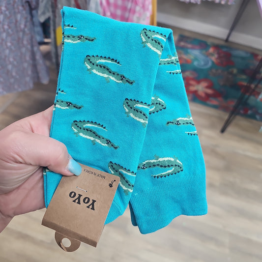 Alligator Socks size 6 to 12