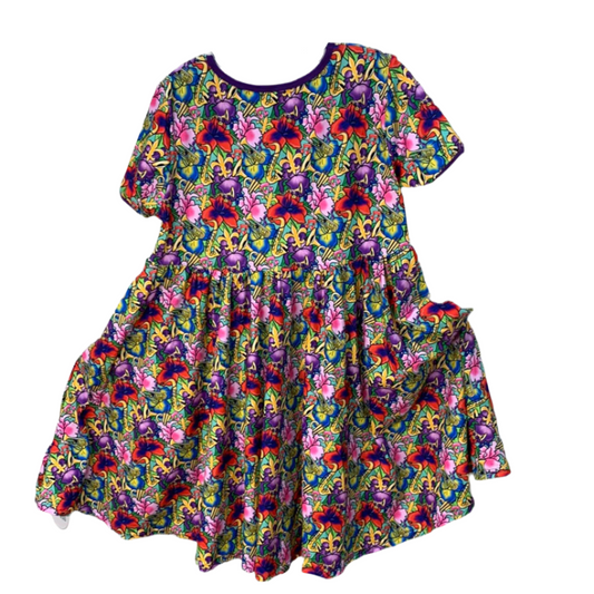 Jazzy Iris Girls Dress