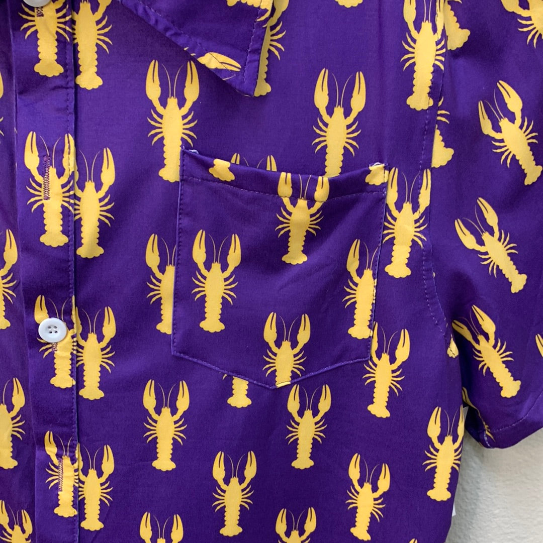 Purple and Gold Crawfish Men's Shirt – Jolie & Jax Boutique