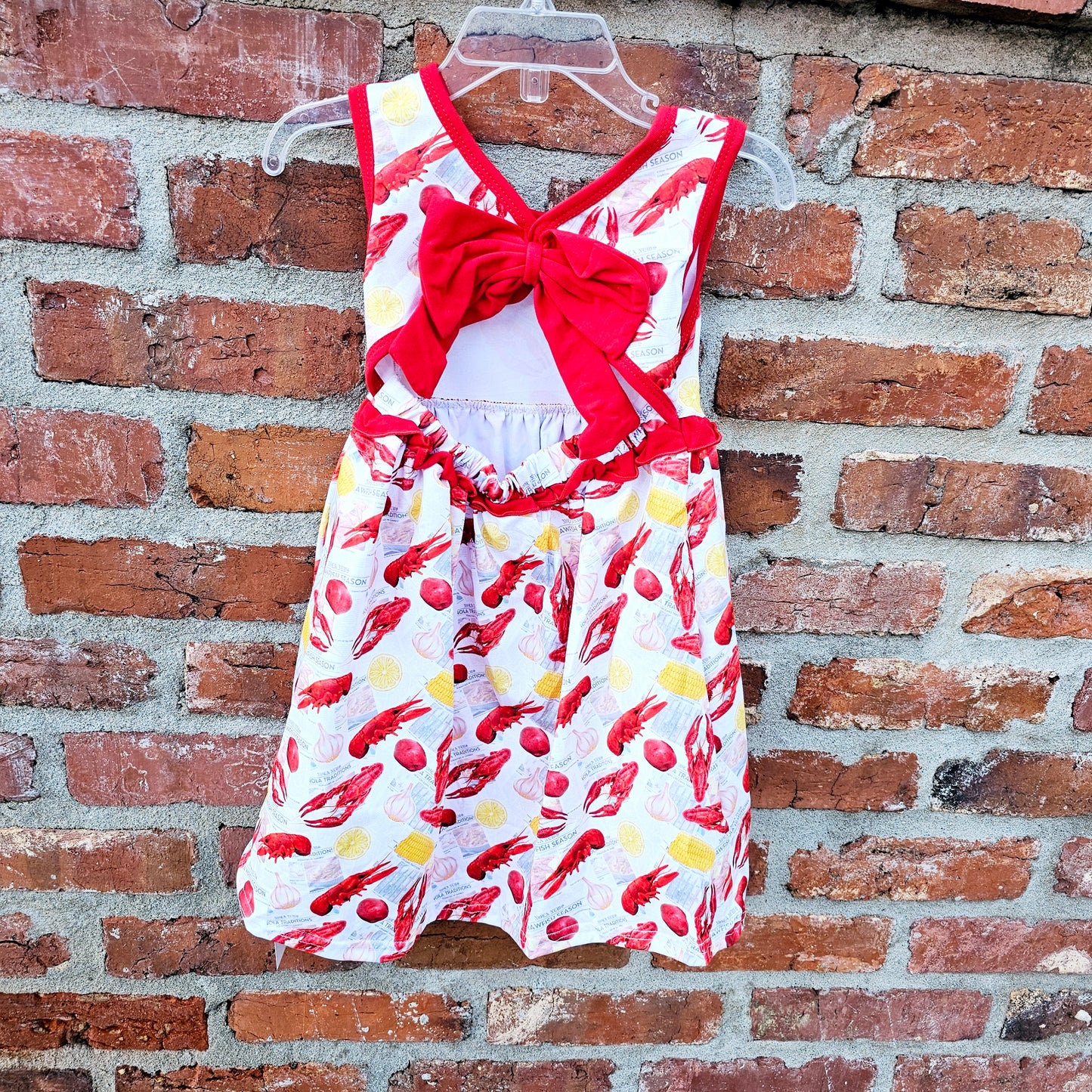 Newspaper Crawfish Dress