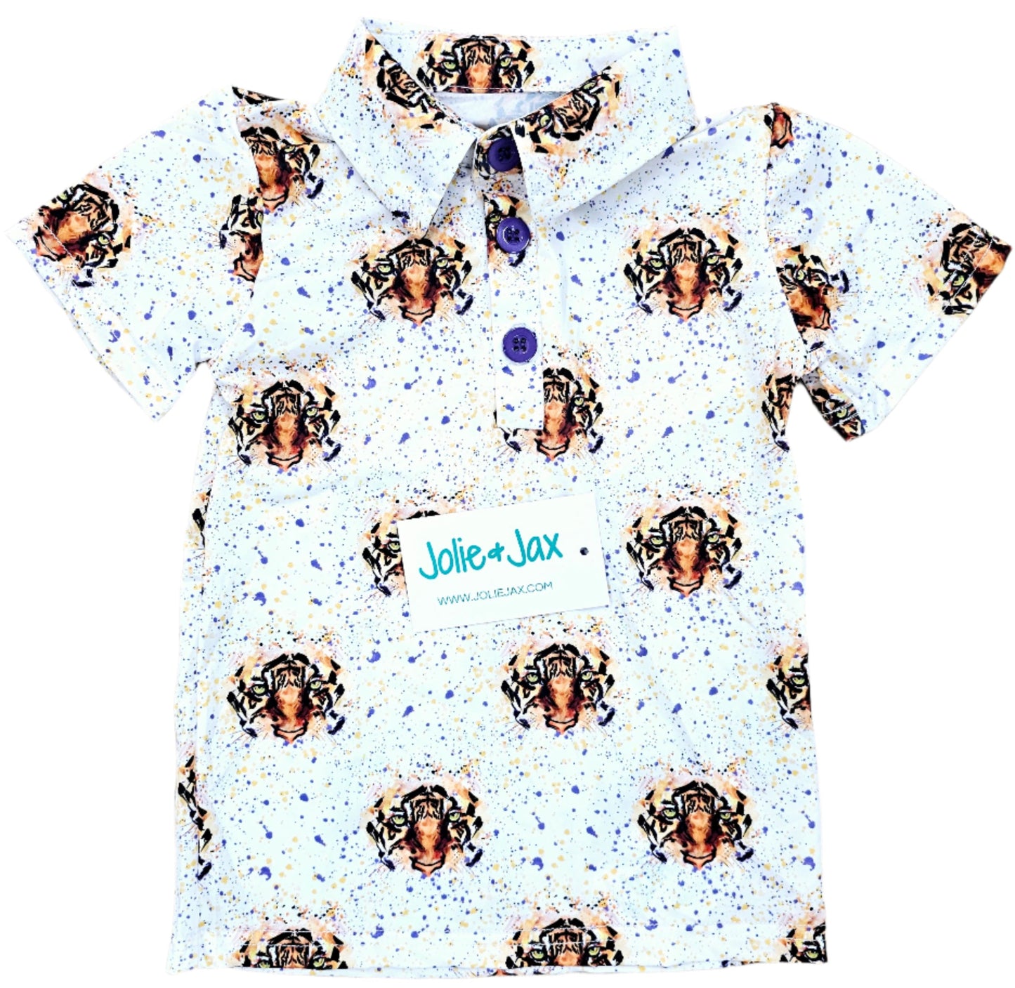 Tiger Eyes Kid's Performance Polo Shirt
