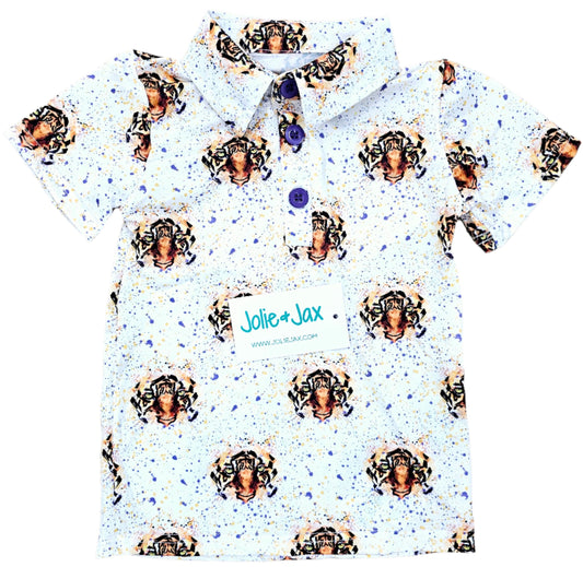 Tiger Eyes Kid's Performance Polo Shirt