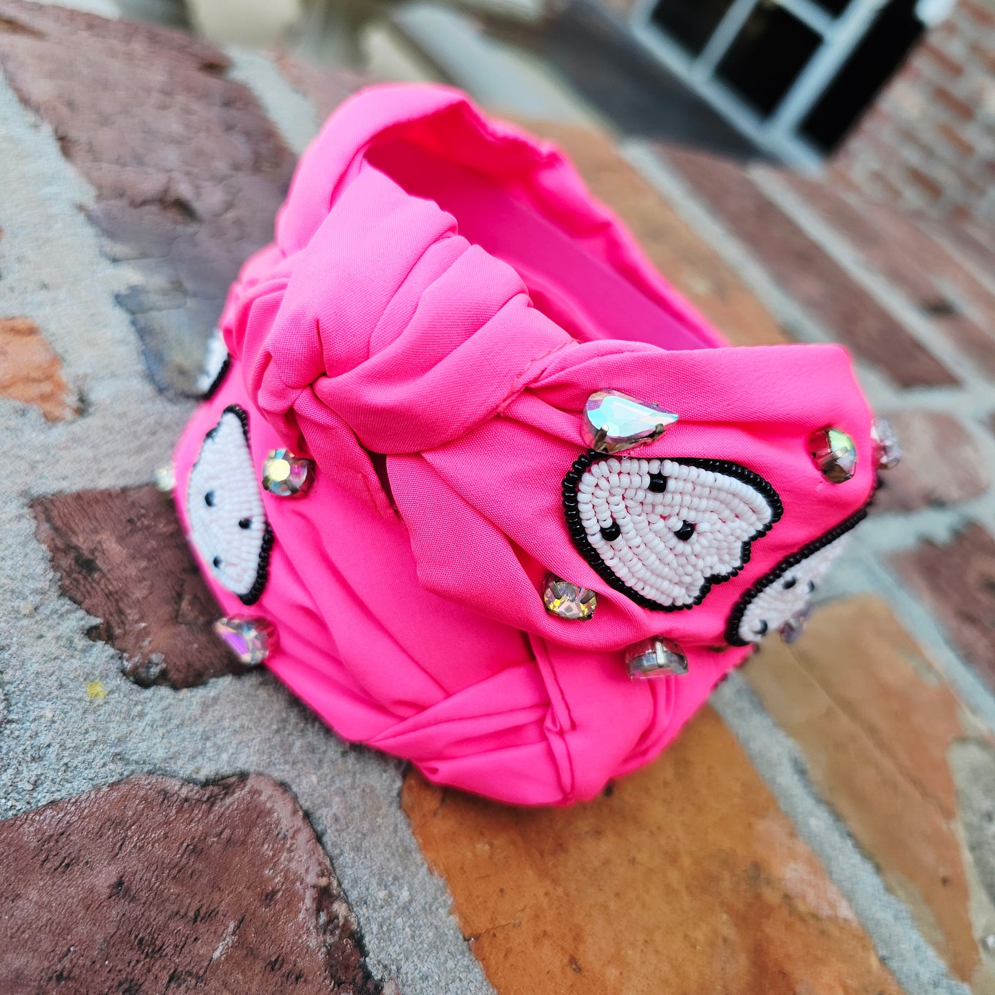 Hot Pink Ghost Headband