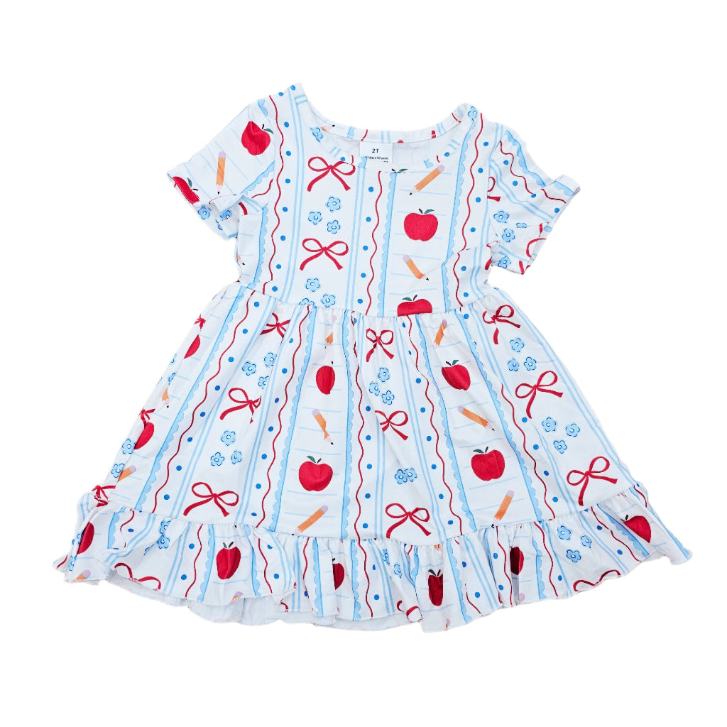 Apple Back To School Dress
