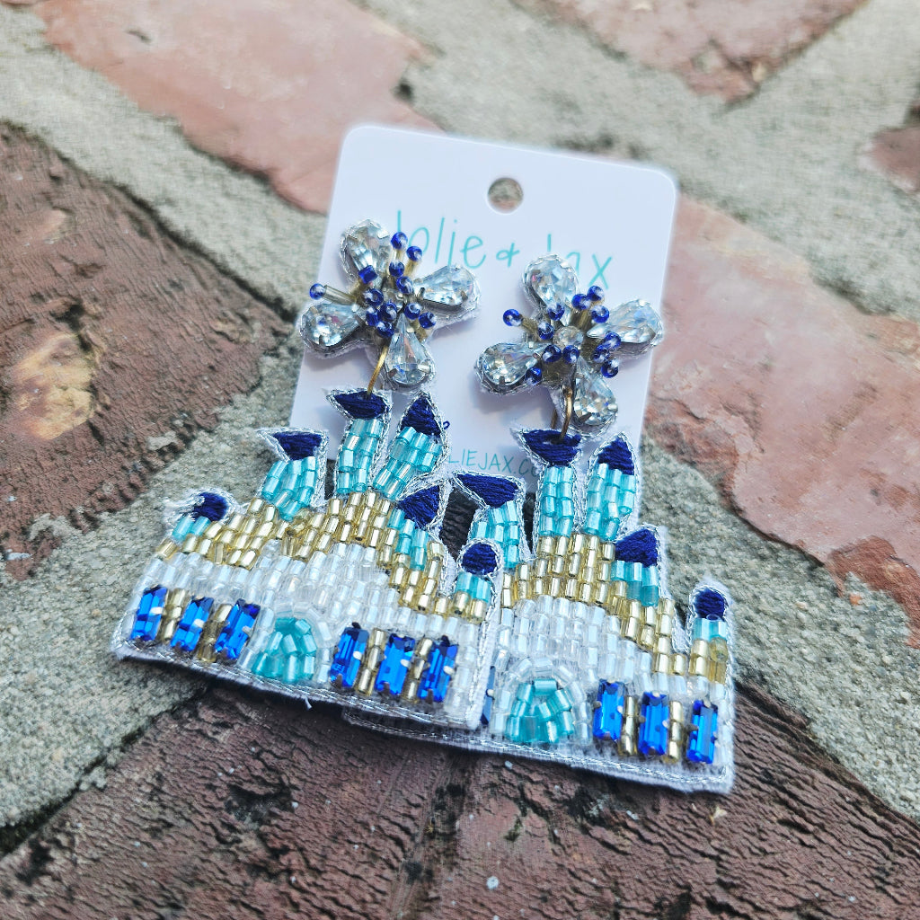 Castle Beaded Earrings