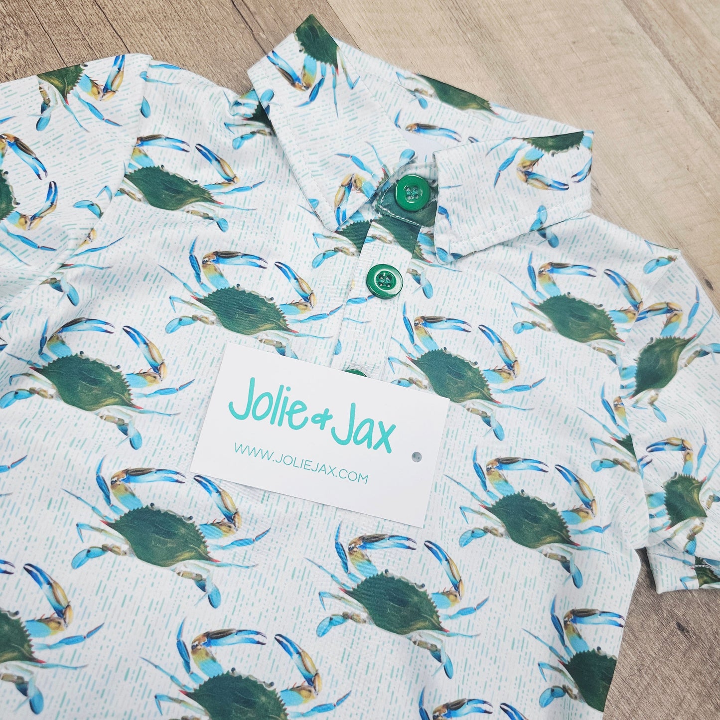 Green Crab Kids Polo