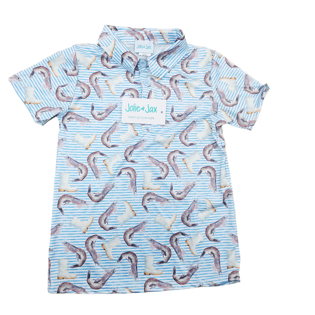 Shrimp and Boots Polo Shirt Kid's