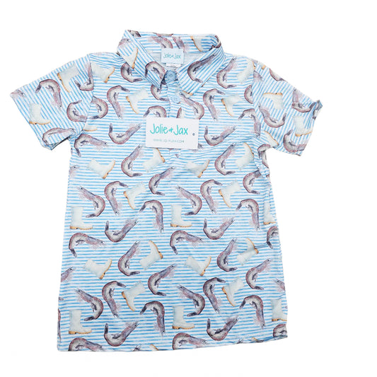 Shrimp and Boots Polo Shirt Kid's