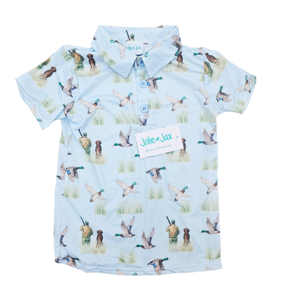 Duck and Lab Polo Shirt Kid's