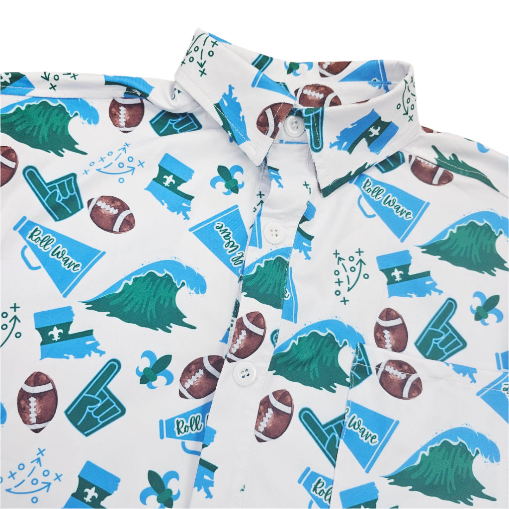 Roll Wave men's Button Down
