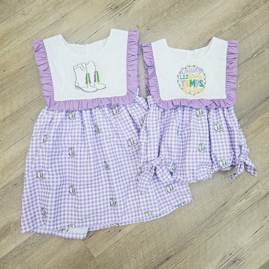 Mardi Gras Boot Reversible Dress