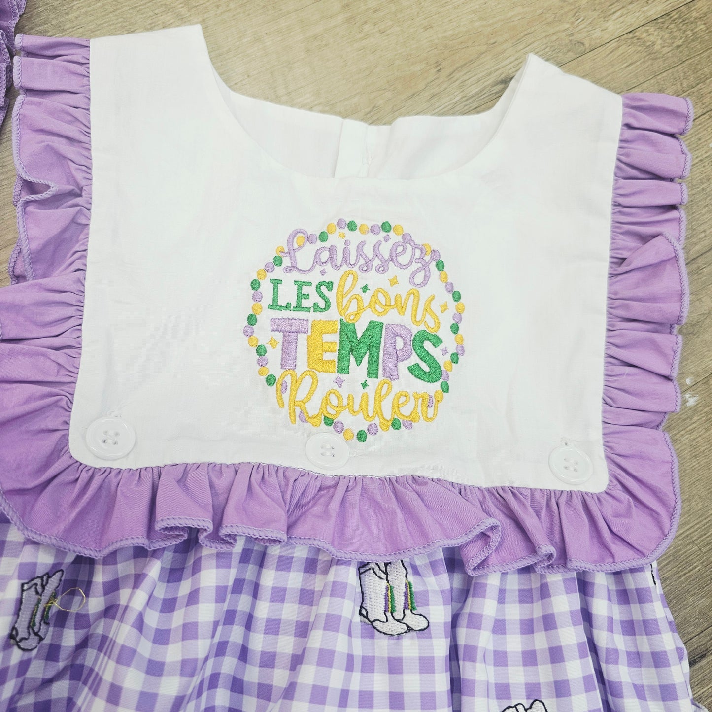 Mardi Gras Boot Reversible Dress