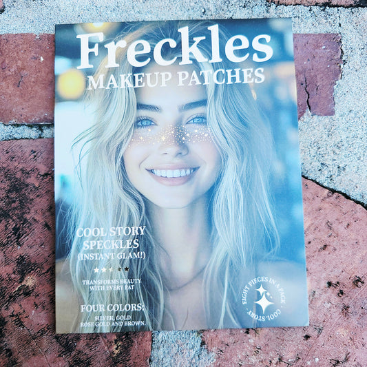 Gold Face Freckles temporary tattoo 8ct