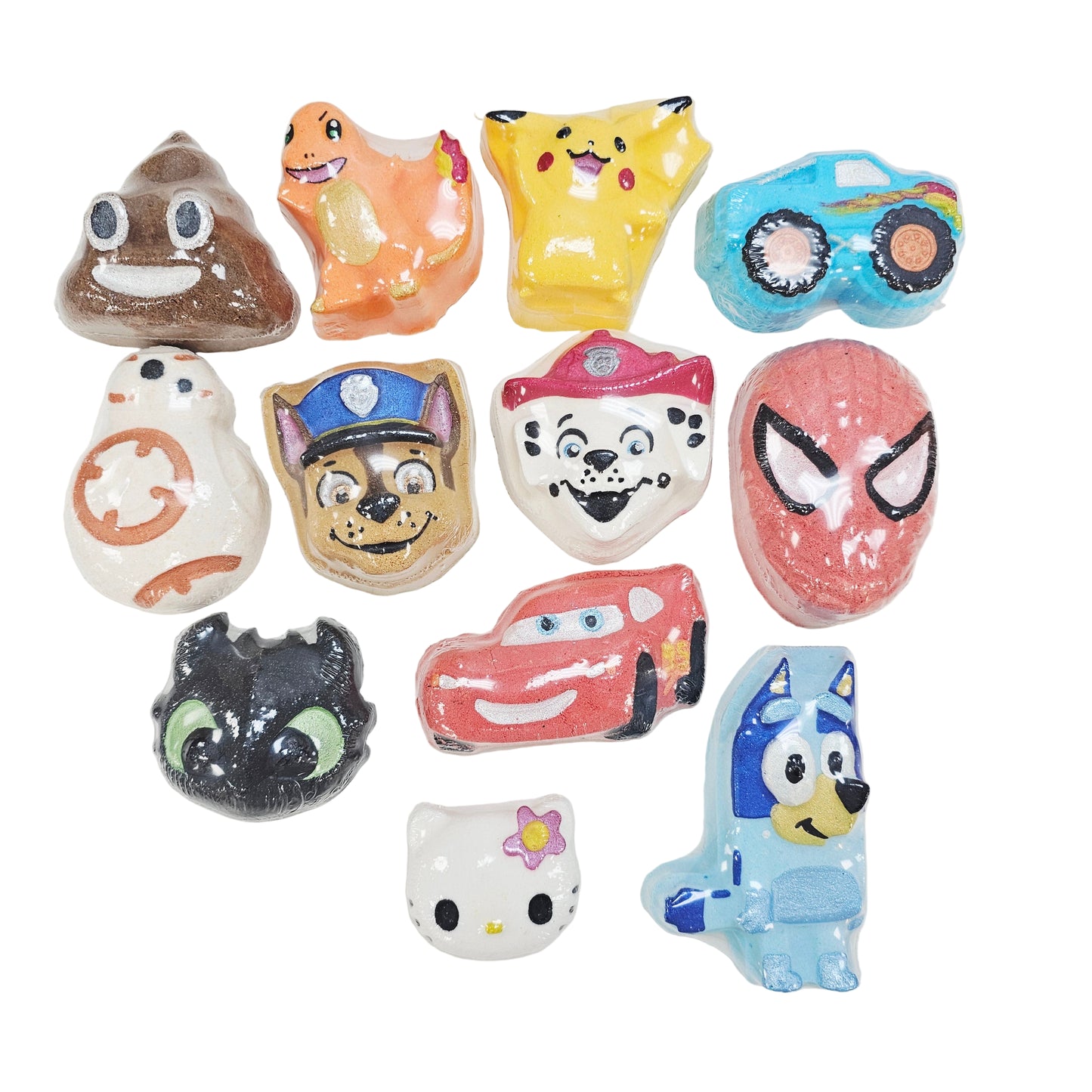 Character Bath Bombs