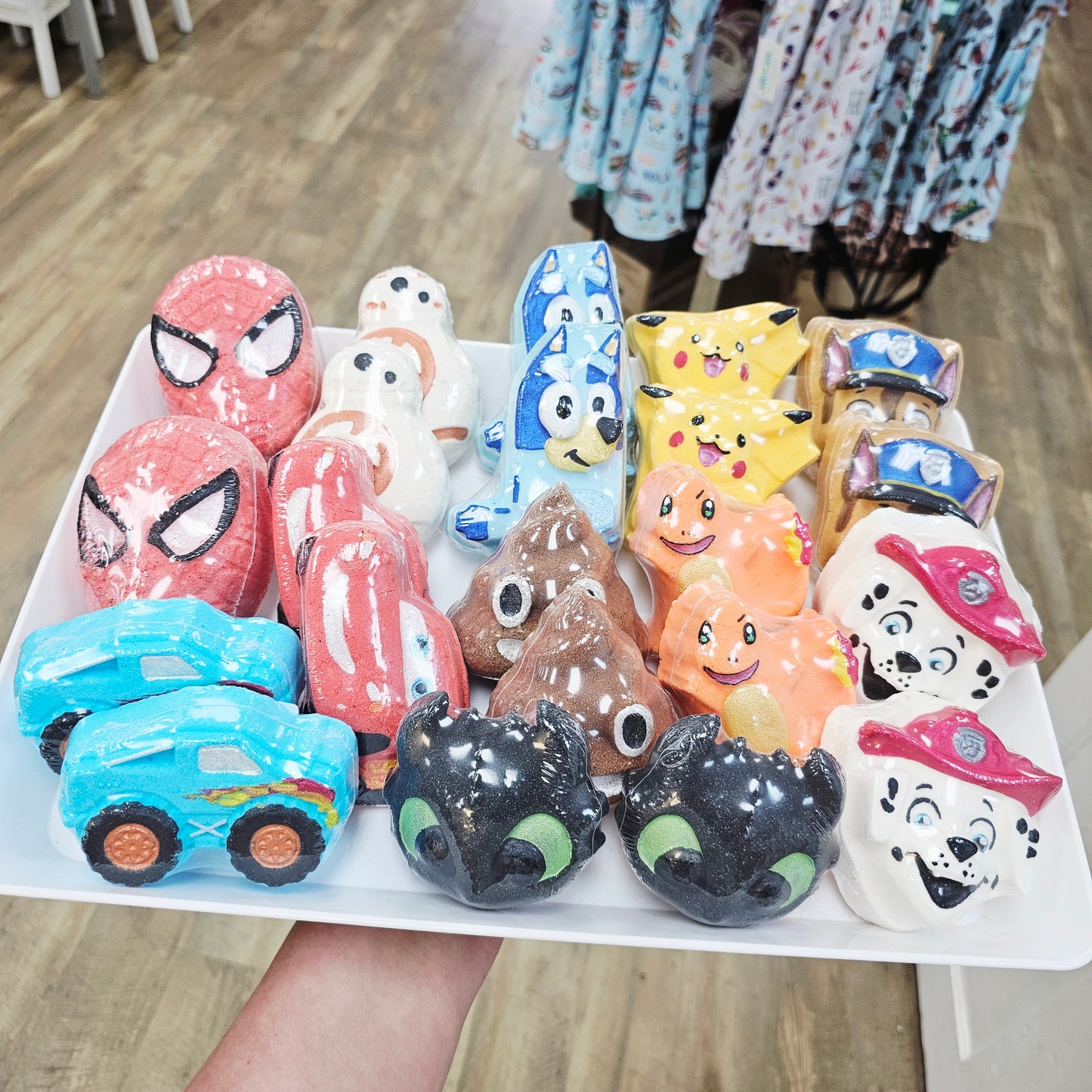 Character Bath Bombs