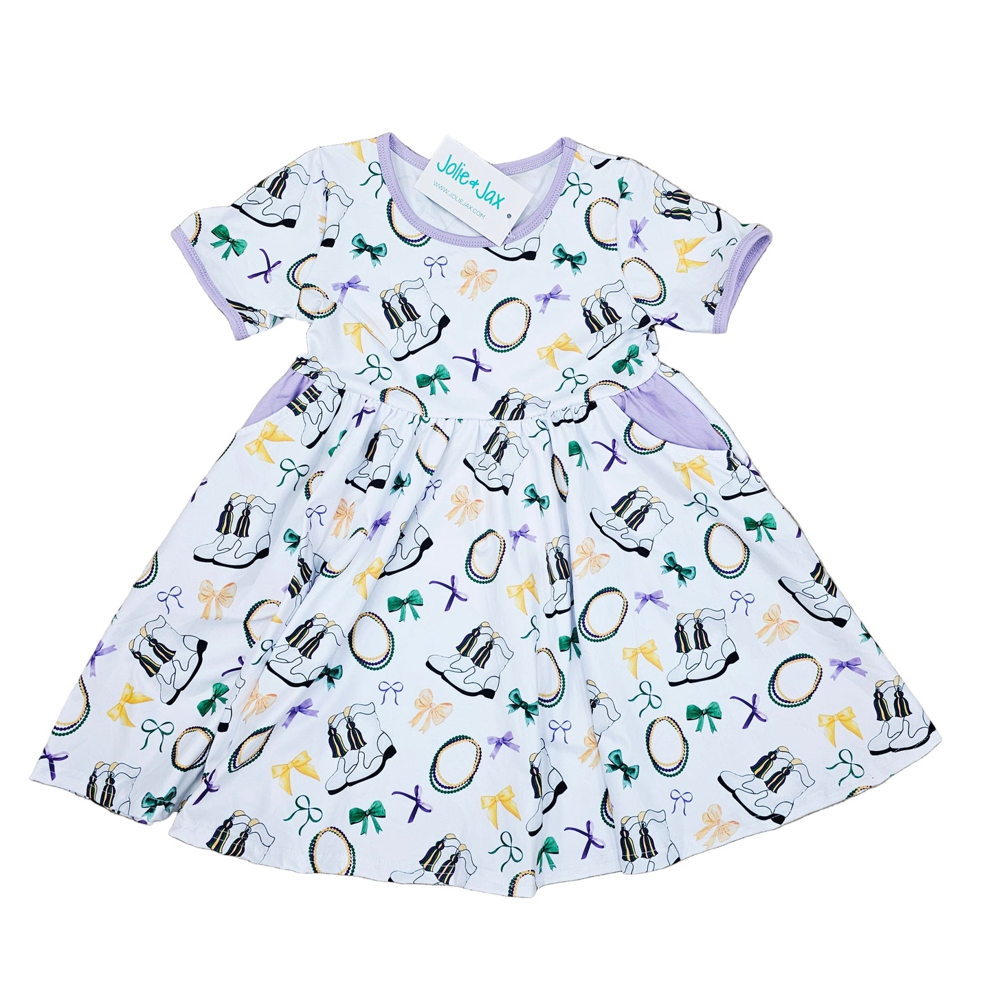 Boots and Bows Twirl Dress