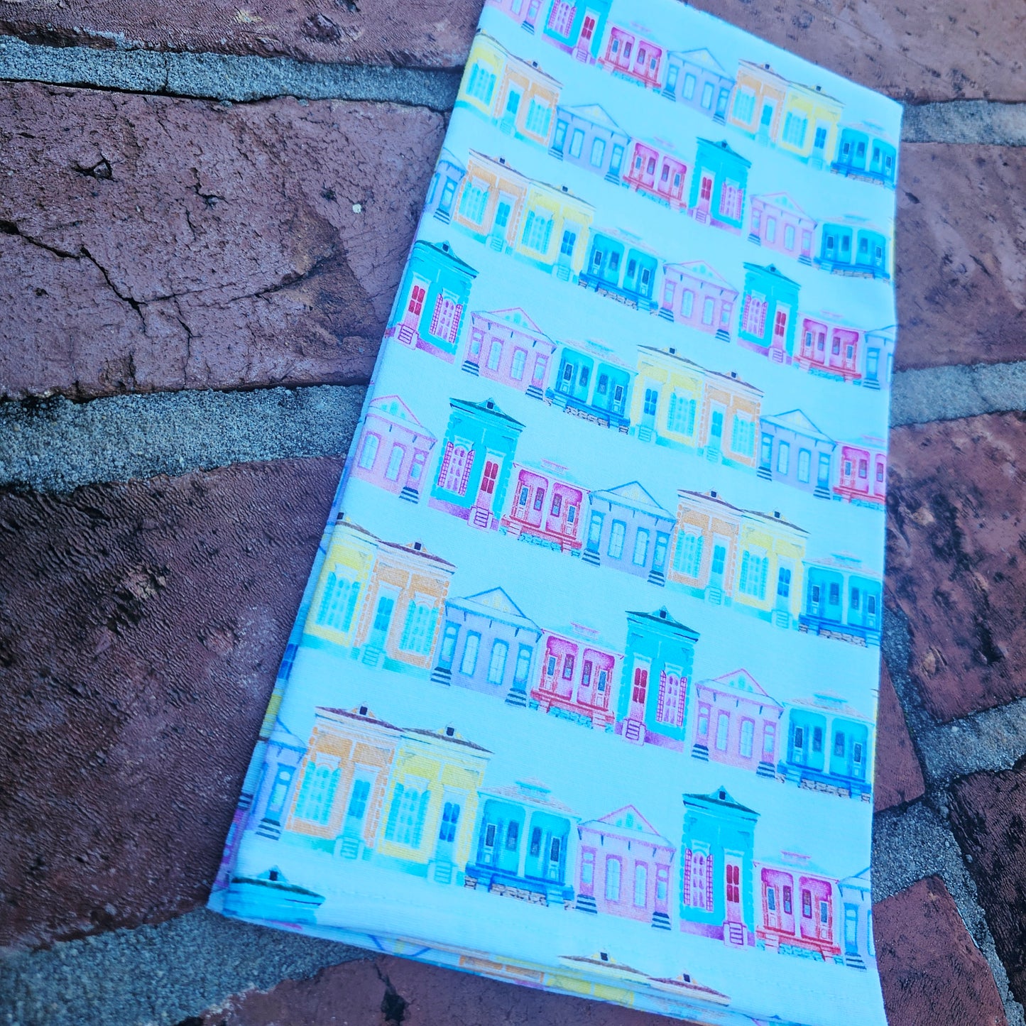Row Houses towel 26in x 27in