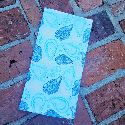 Oyster Outline towel 26in x 27in