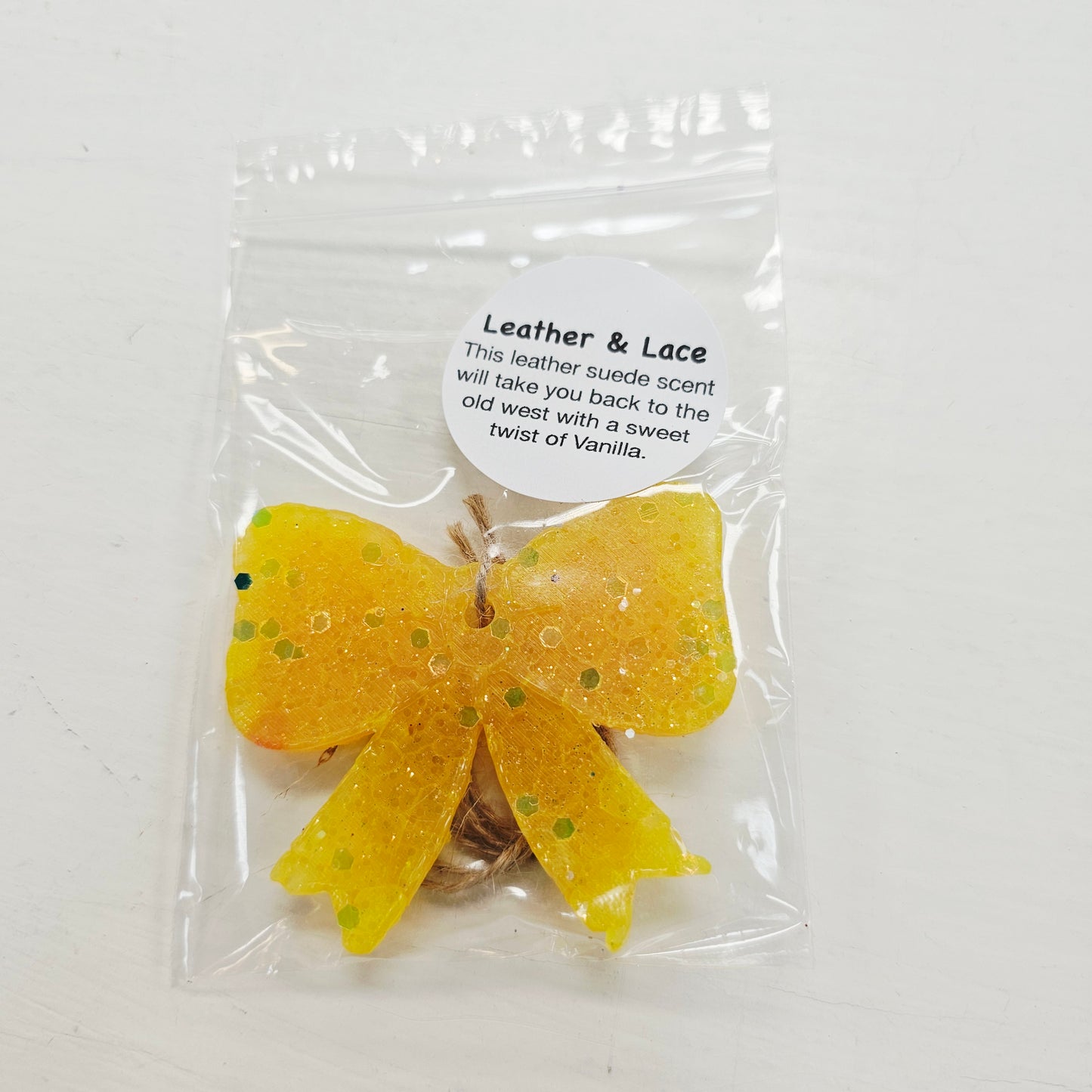 Mardi Gras Bow Freshies 2inx2.5in