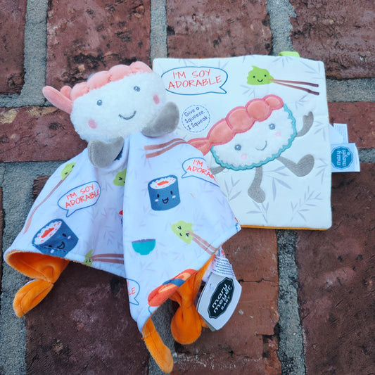 Sushi Crinkle Teether or Soothie