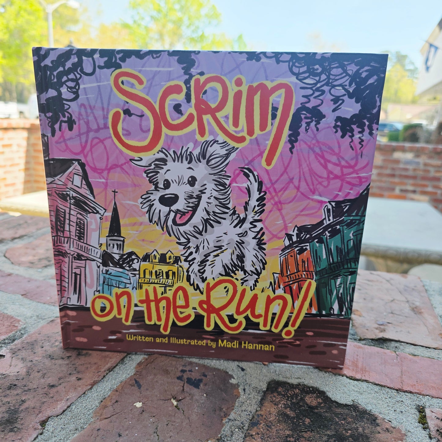 Scrim dog on the run in New Orleans