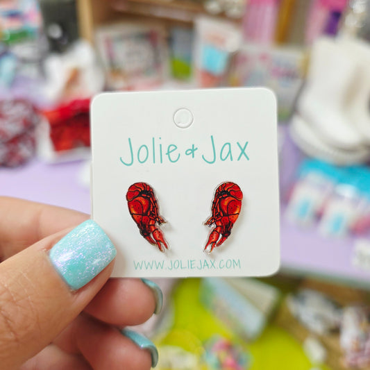 Boiled Crawfish Earrings