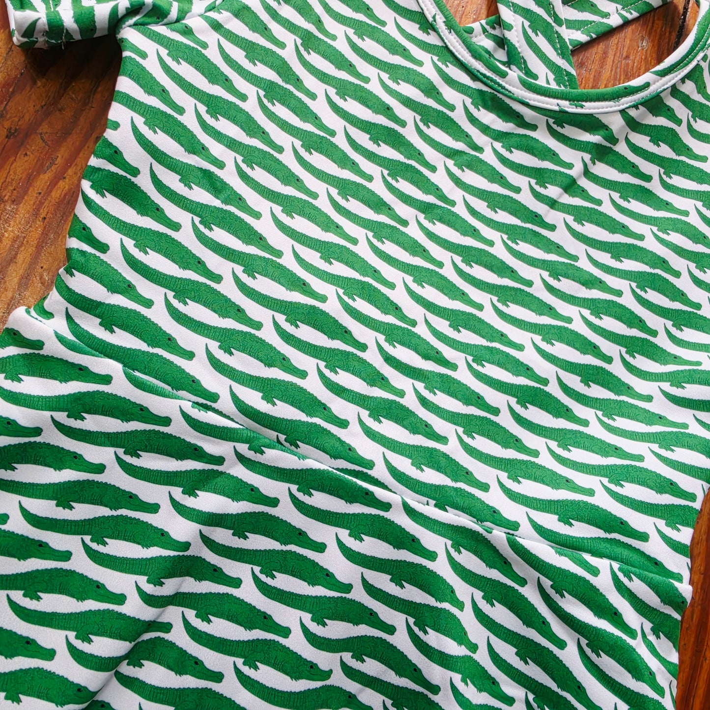 Alligator Yoga Skirted Romper