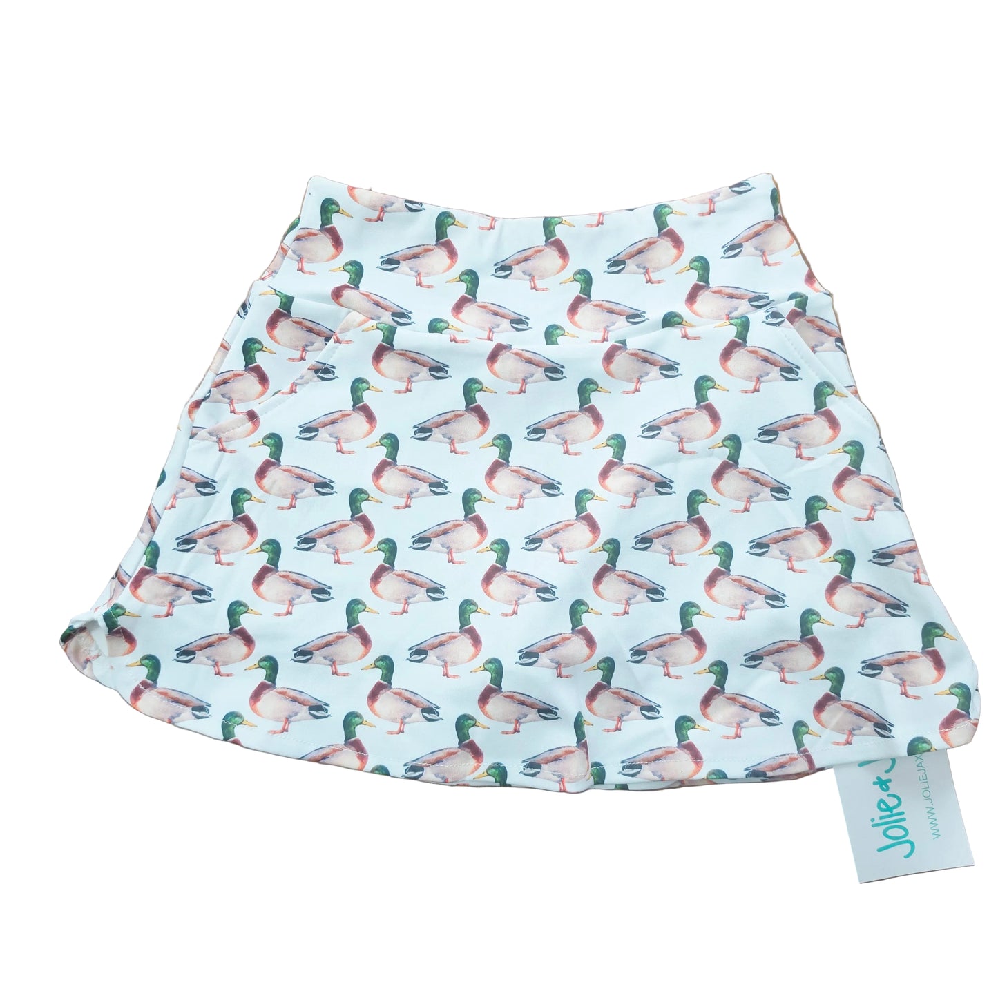 Mallard Duck Kids Yoga Skort