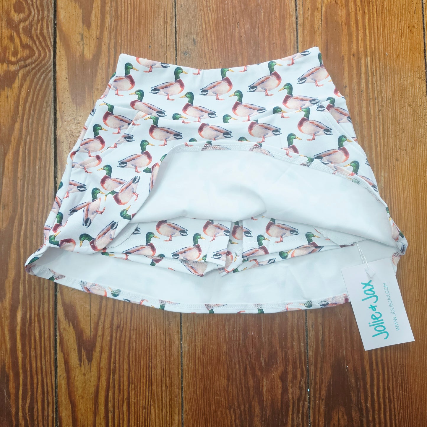 Mallard Duck Kids Yoga Skort