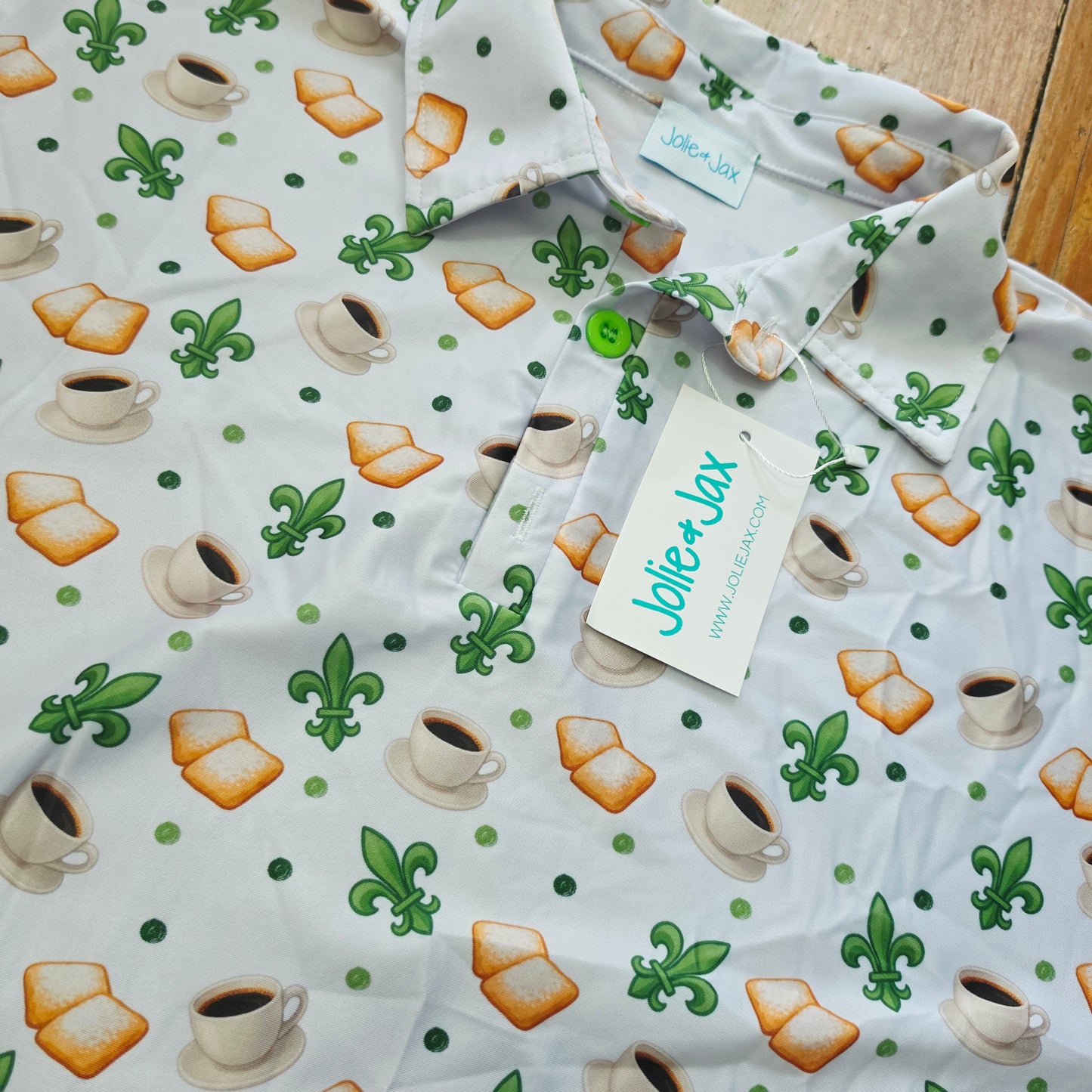 Beignets and Coffee Men’s Polo shirt