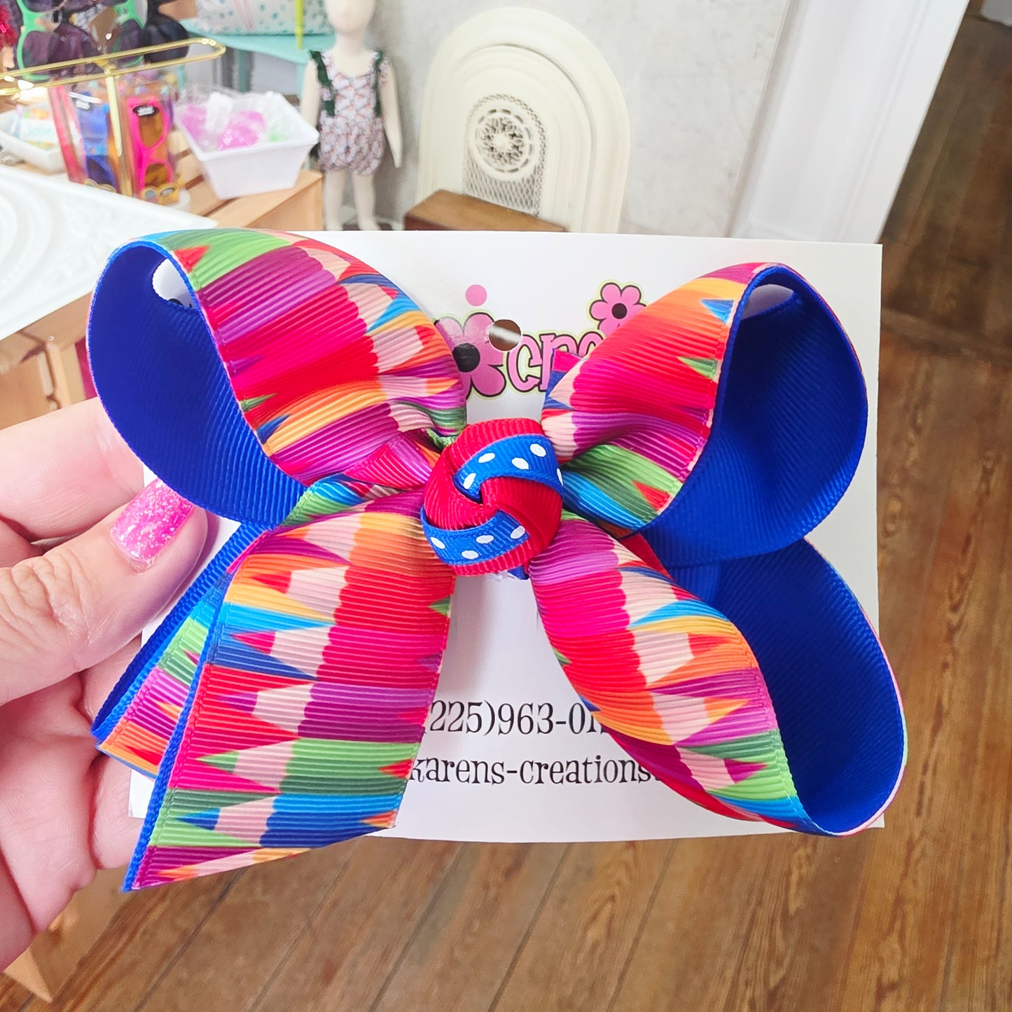 Back to school hair bows